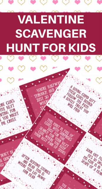 Valentine's Day Scavenger Hunt for Kids | Today's Creative Ideas