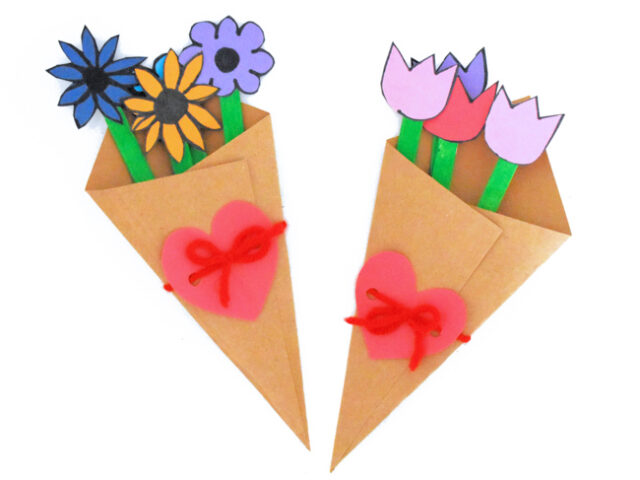 Flower Bouquet Paper Craft | Today's Creative Ideas