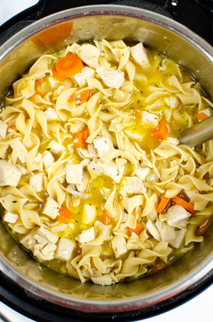 Instant Pot Chicken Noodle Soup | Today's Creative Ideas