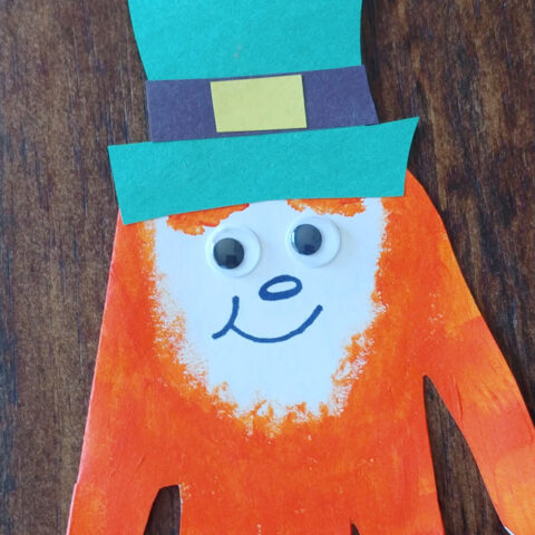 Handprint Leprechaun Card