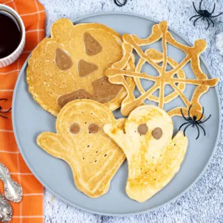Festive Halloween Pancakes