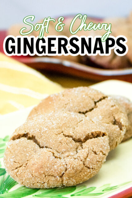 Chewy Gingersnap Cookies Recipe 