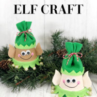 Christmas elfs made out of clay pots. Clay Pot Elf on a white background.