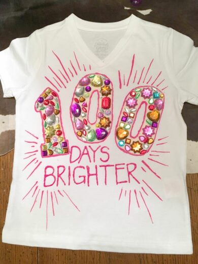 100th Day of School Shirt Ideas for Girls | Today's Creative Ideas