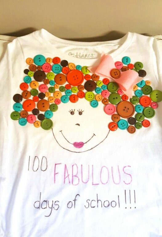 100th Day of School Shirt Ideas for Girls Today's Creative Ideas