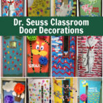 Collage of Dr. Seuss Classroom Door Decorations