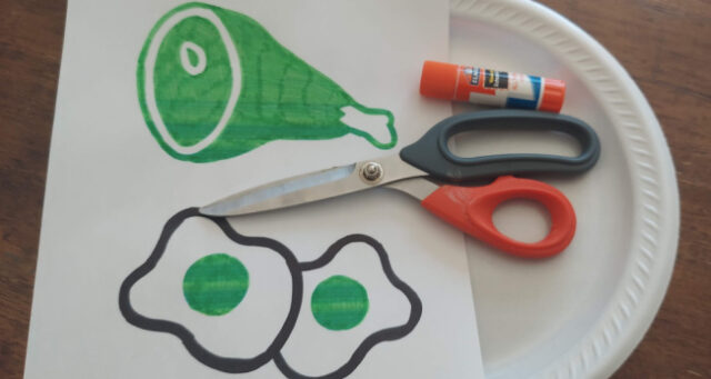 Green Eggs and Ham Paper Plate Craft | + Free Printable