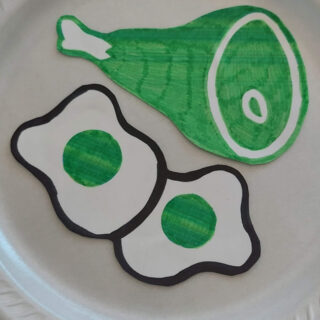 Green Eggs and Ham Paper Plate Craft | + Free Printable