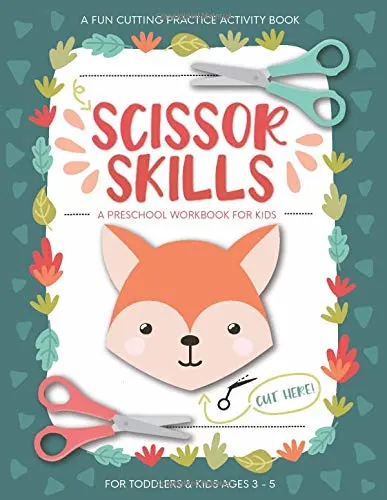 Scissor Skills Let's Color and Practice Cutting for Kids Age 4-8 year olds:  Animals Preschool Activity Book | Cut and paste paper workbook | get ready