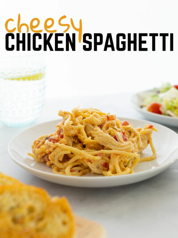 Easy Homemade Chicken Spaghetti Recipe with Rotel