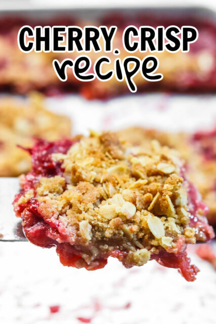 Cherry Crisp Recipe with Canned Cherries | Today's Creative Ideas