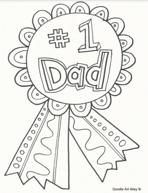 45+ Printable Father's Day Coloring Pages for Kids