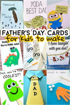 16+ Easy Father's Day Cards for Kids to Make