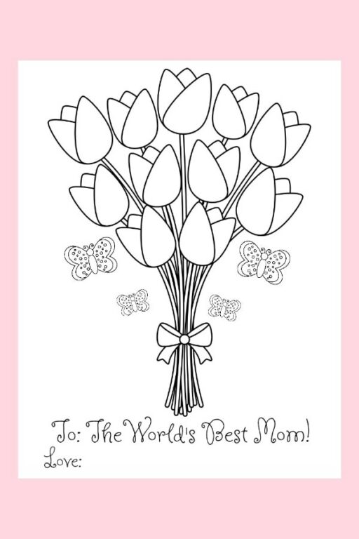 200+ Mother's Day Coloring Pages | Today's Creative Ideas