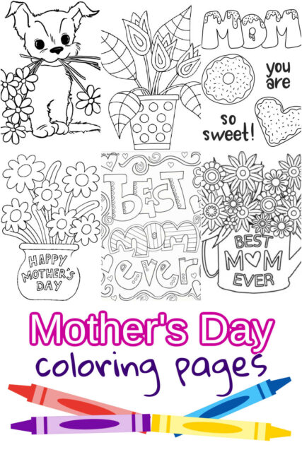 200+ Mother's Day Coloring Pages | Today's Creative Ideas