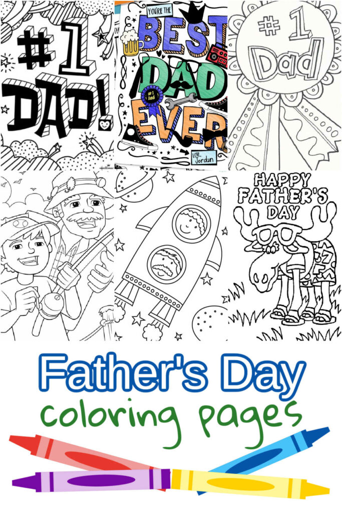 45+ Printable Father's Day Coloring Pages for Kids