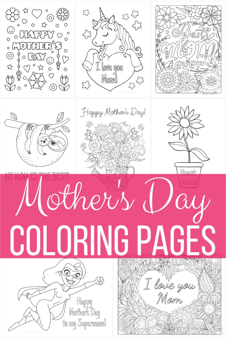 200+ Mother's Day Coloring Pages | Today's Creative Ideas