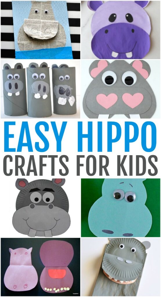 Easy Hippo Crafts for Kids to Make | Today's Creative Ideas