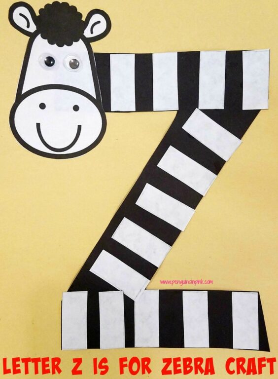 Letter-Z-is-for-Zebra-and-Zipper-Craft | Today's Creative Ideas