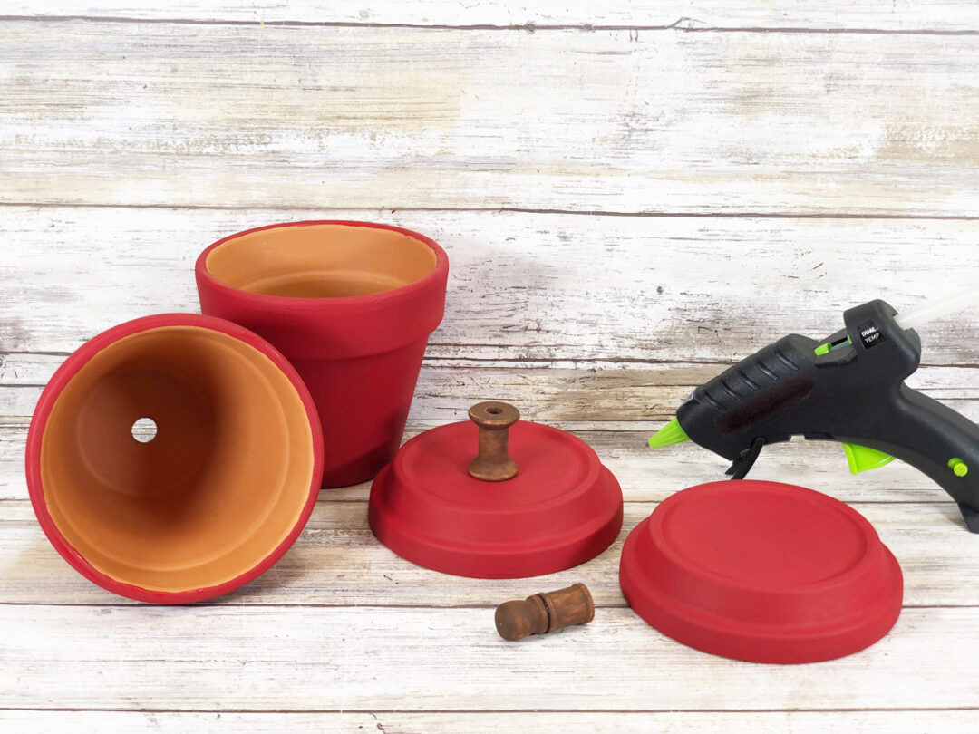 Terra Cotta Pot Apple Craft Teacher Gift Idea