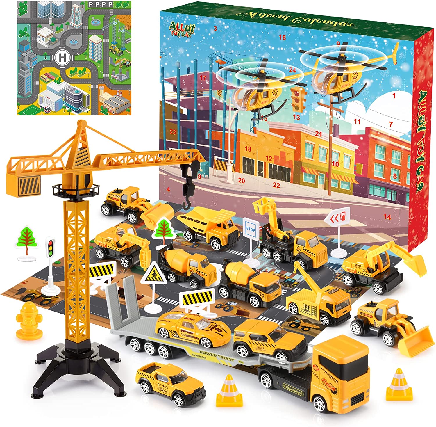 Construction Vehicle Advent calendar Today s Creative Ideas