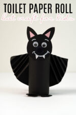 Toilet Paper Roll Bat Craft for Kids [Video Tutorial]