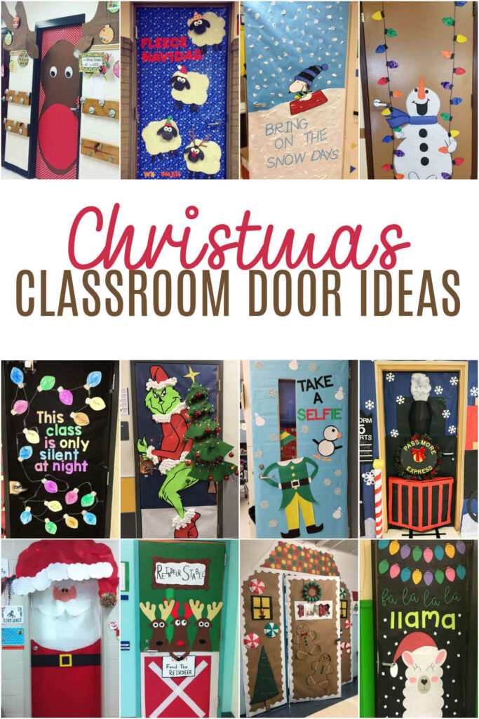 Creative Holiday & Christmas Door Ideas for the Classroom