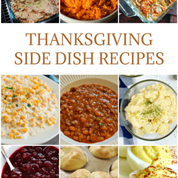 Collage of Thanksgiving Side Dishes