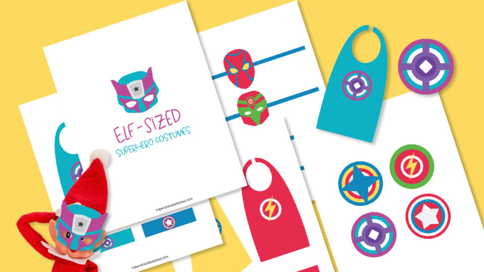 Free Printable Elf Superhero Costumes Today's Creative