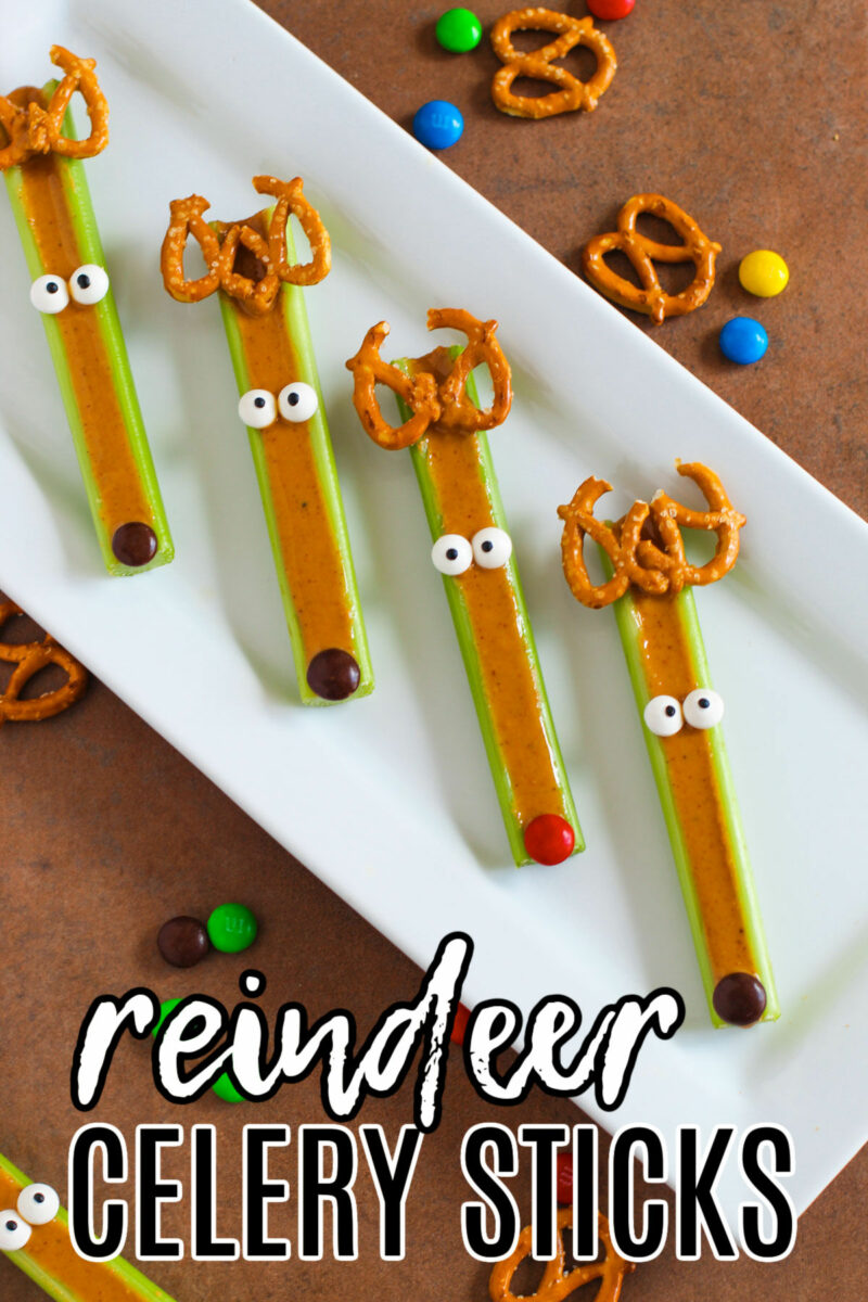 Peanut Butter Reindeer Celery Sticks Today's Creative