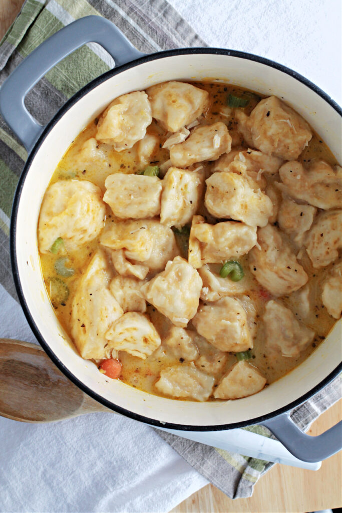 Easy Chicken And Dumplings With Canned Biscuits