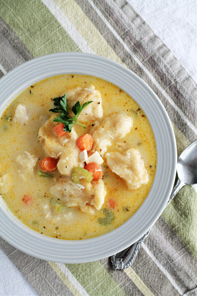 Easy Chicken and Dumplings with Canned Biscuits