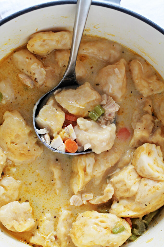 Easy Chicken And Dumplings With Canned Biscuits