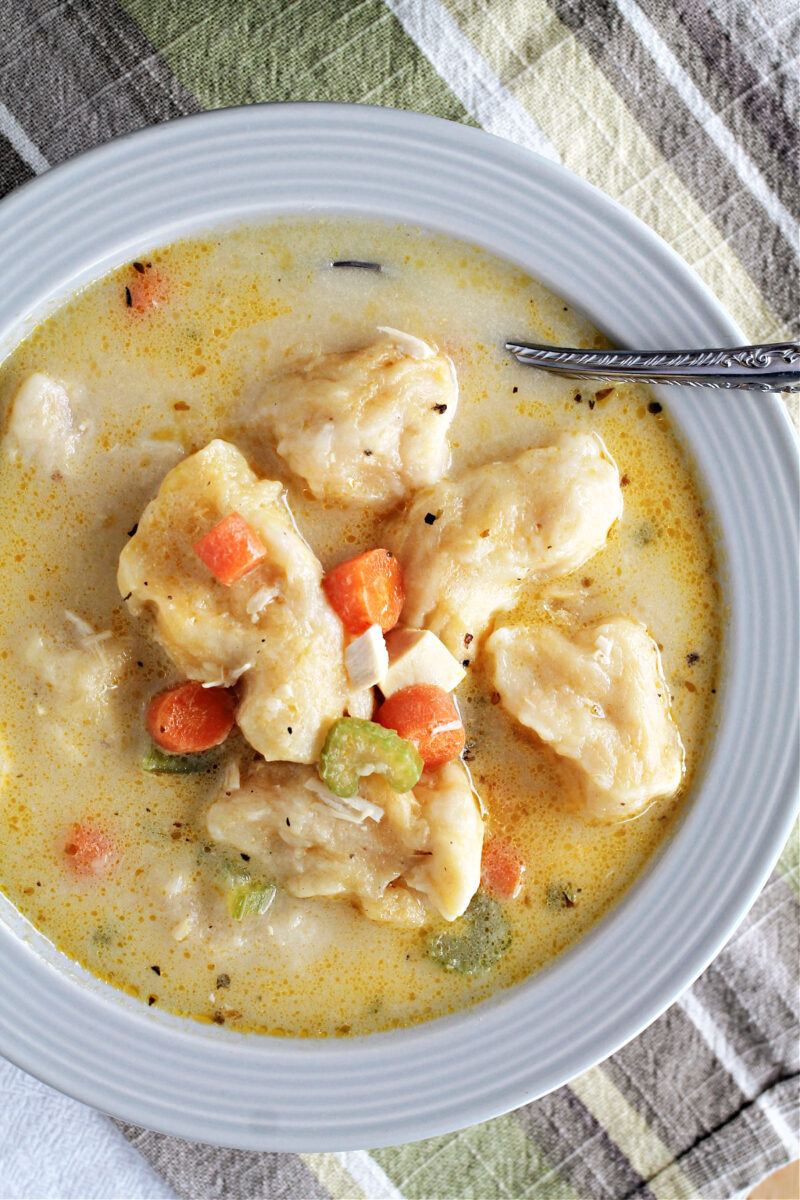 Easy Chicken And Dumplings With Canned Biscuits