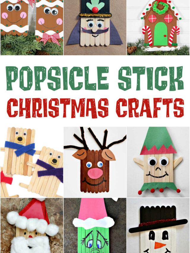 Popsicle Stick Grinch Craft for kids! - Today's Creative Ideas