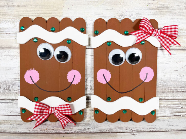 Popsicle Stick Gingerbread Man Craft | Today's Creative