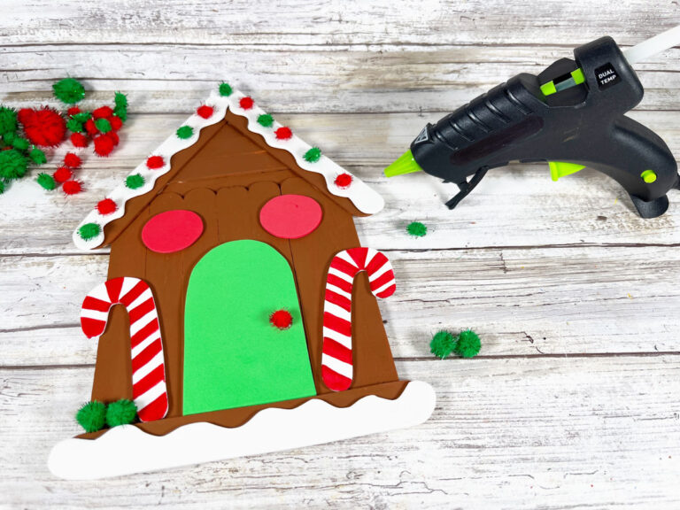 Popsicle Stick Gingerbread House Today's Creative Ideas