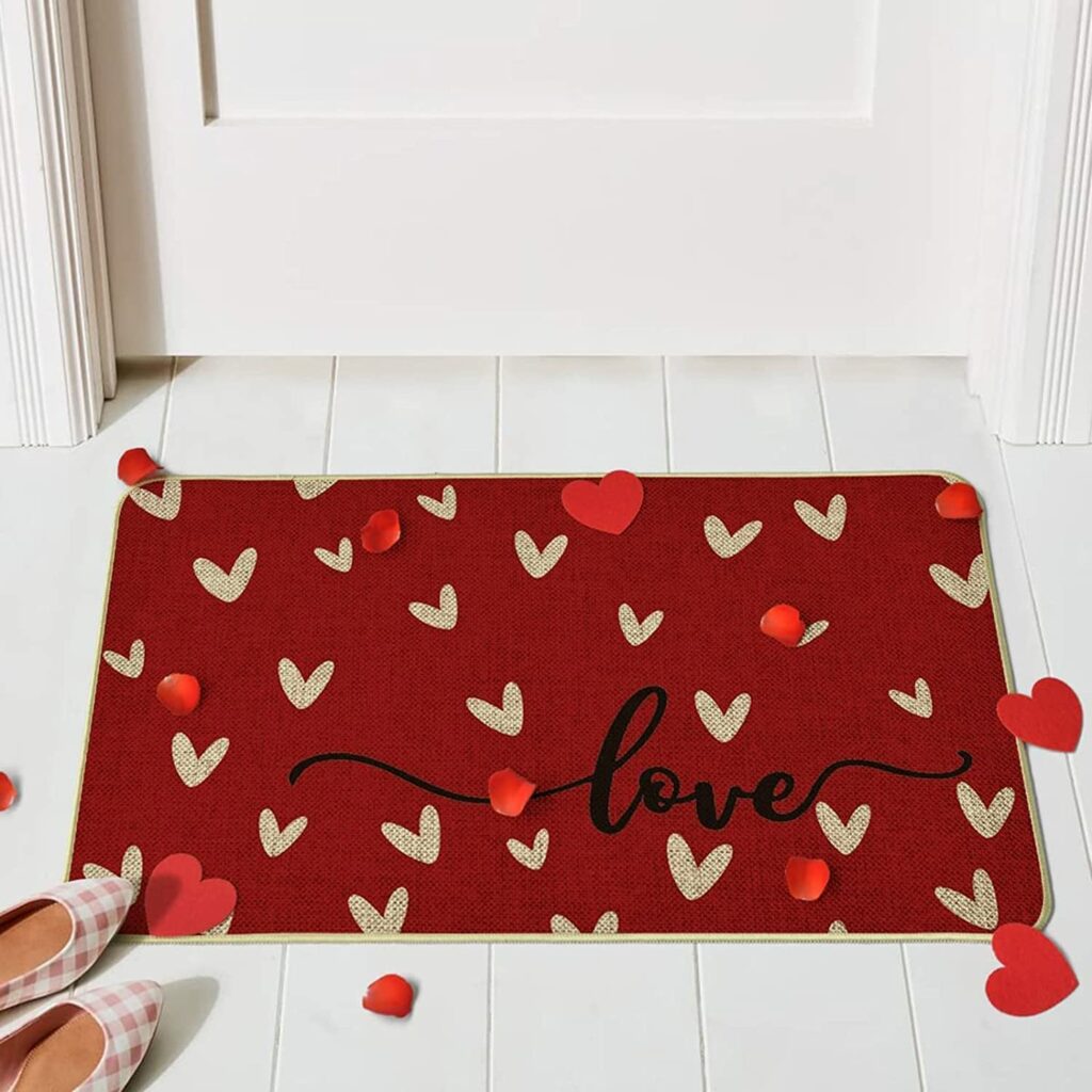 20+ Valentine Doormats you'll love for your front porch!