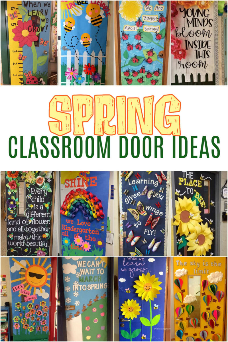 Spring Classroom Door Ideas 800x1200 