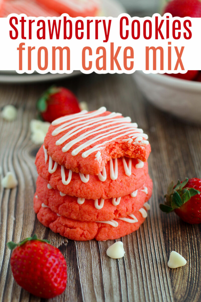 Strawberry Cookies with Cake Mix | Today's Creative Ideas