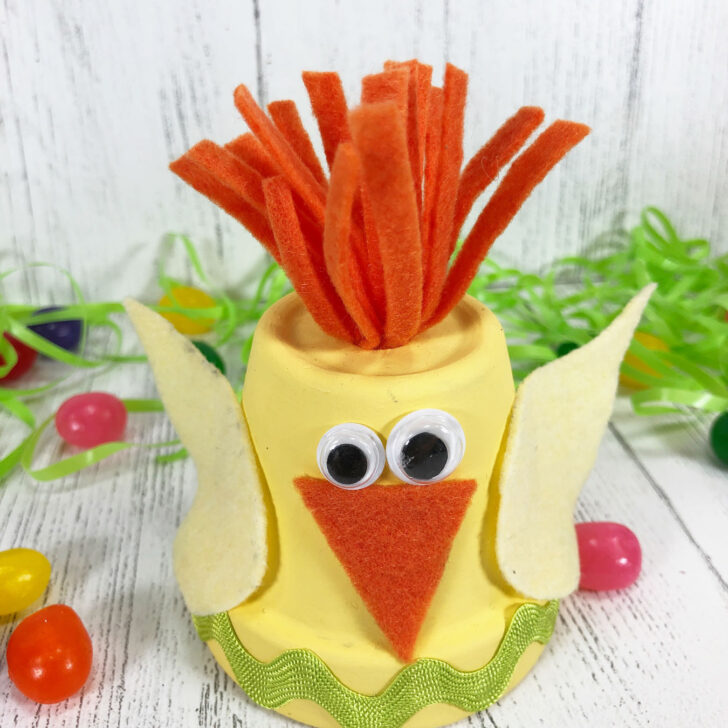 Mini Clay Pot Chick Craft | Today's Creative Ideas