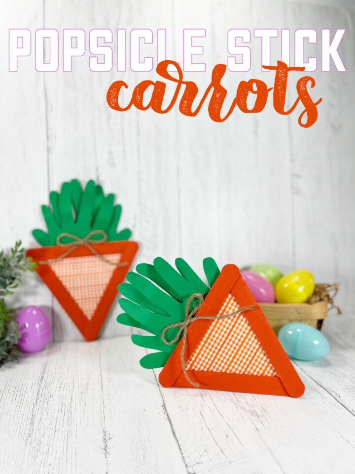 Popsicle Stick Carrot Craft for Kids | Today's Creative