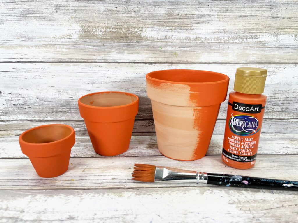 Stacked Terra Cotta Pot Carrot Craft | Today's Creative