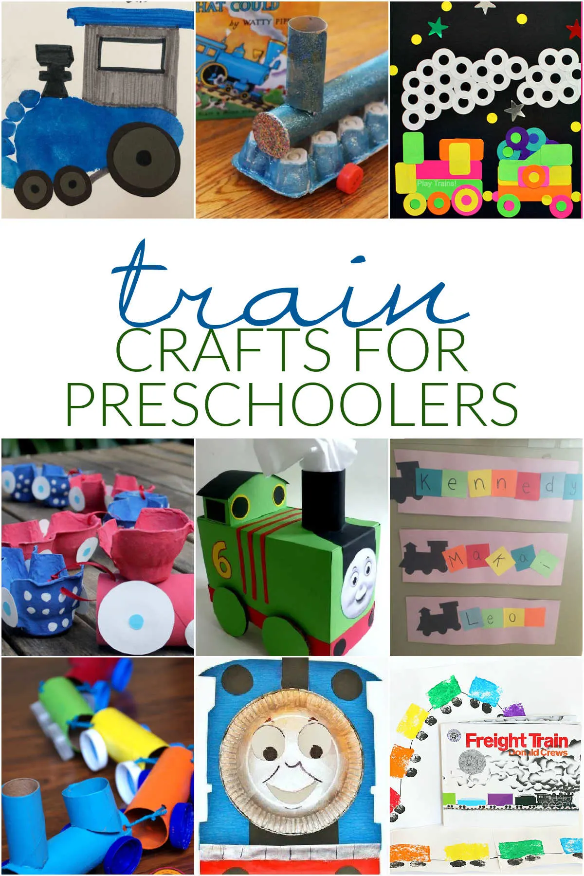 15 Train Crafts for Preschoolers to Spark Creativity!