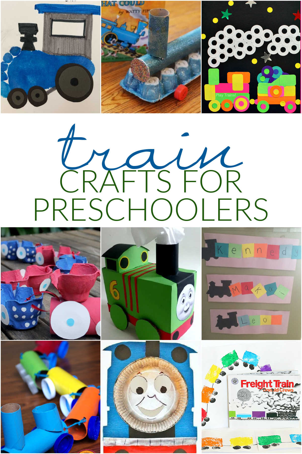 15 Train Crafts For Preschoolers To Spark Creativity 