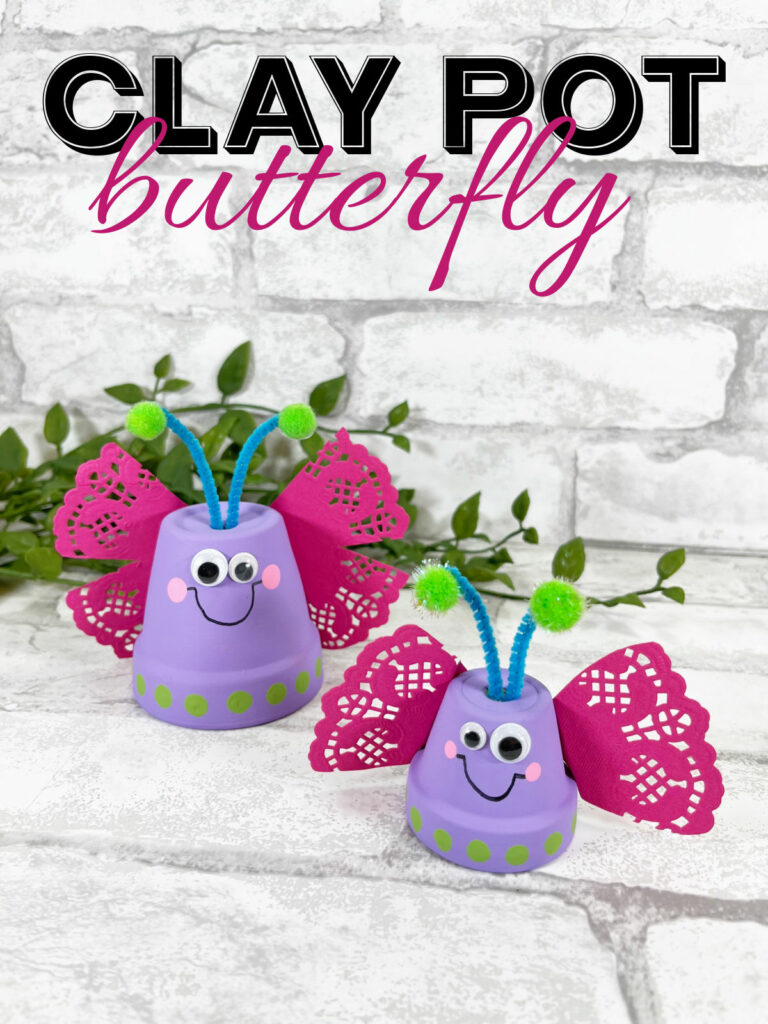 Clay Pot Butterfly Craft for Kids | Today's Creative Ideas