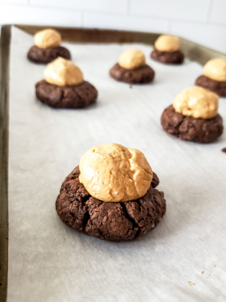 Buckeye Brownie Cookies Crumbl Copycat Recipe