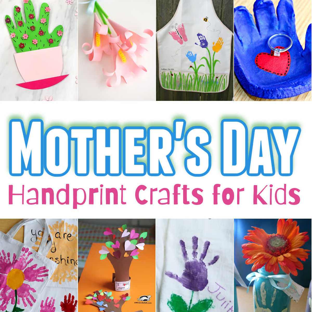 20+ Handprint Mother's Day Crafts | Today's Creative Ideas