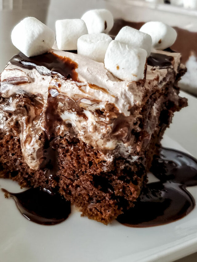 Hot Chocolate Poke Cake Recipe Todays Creative Ideas