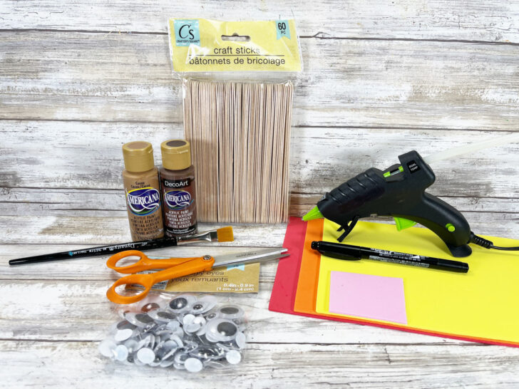 Popsicle Stick Campfire Craft for Kids | Today's Creative